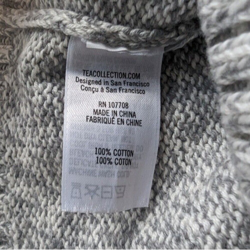 Tea Collection Reindeer Baby Sweater 12-18mos Gray - Picture 6 of 6